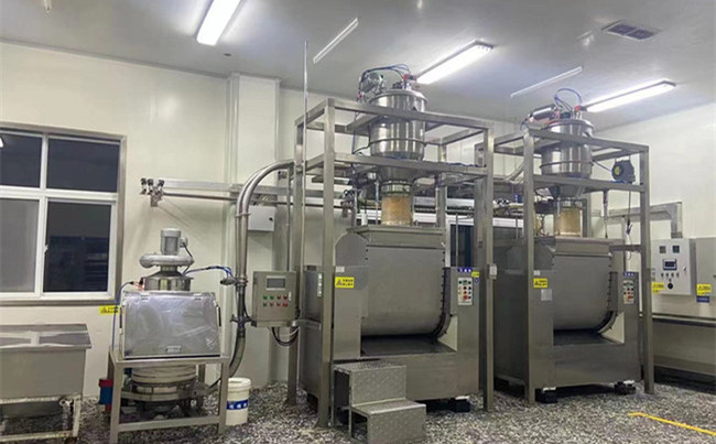 安微某食品企業活面機自動供粉系統